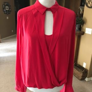 BCBG Rose Colored Blouse